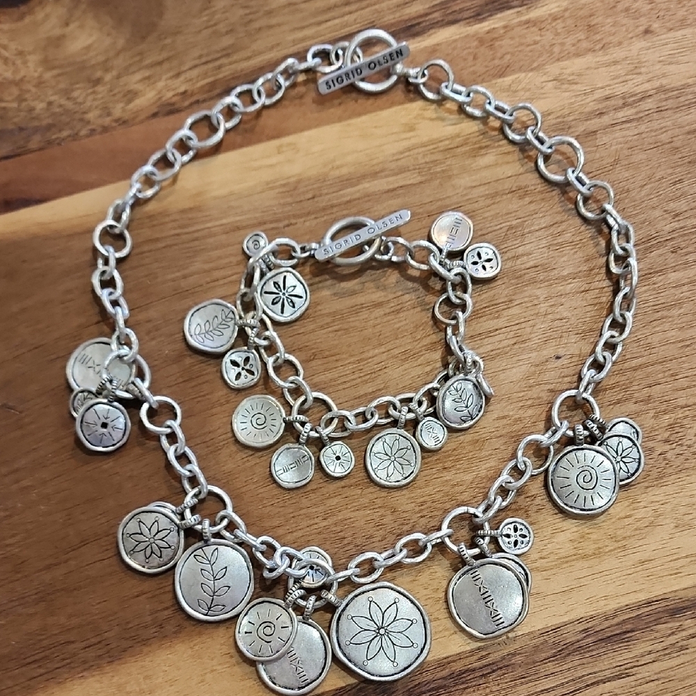 Sigrid Olsen Silver Medallion Necklace